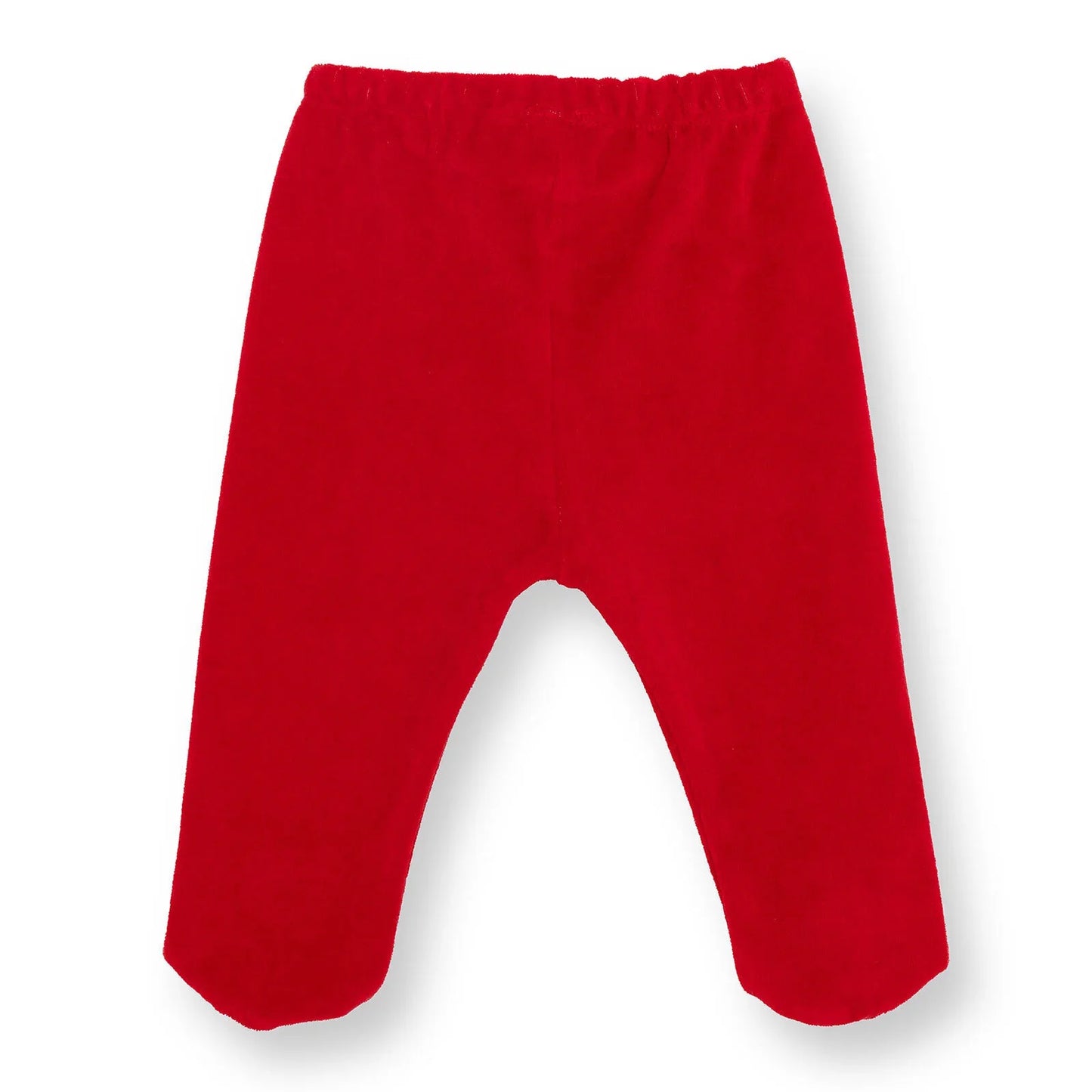 HelloBaby Newborn Velvet Footed Bottom - Red