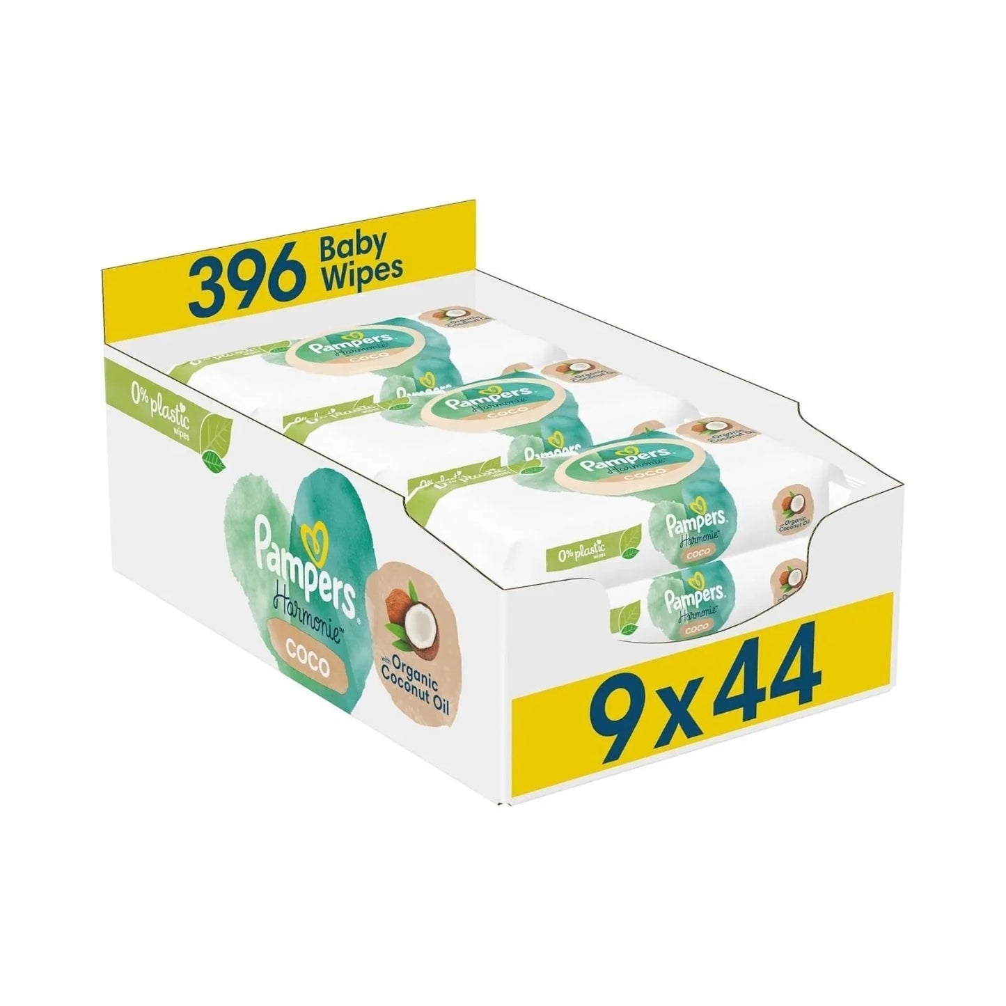 Pampers Harmonie Coco Baby Wipes 9x44 pcs