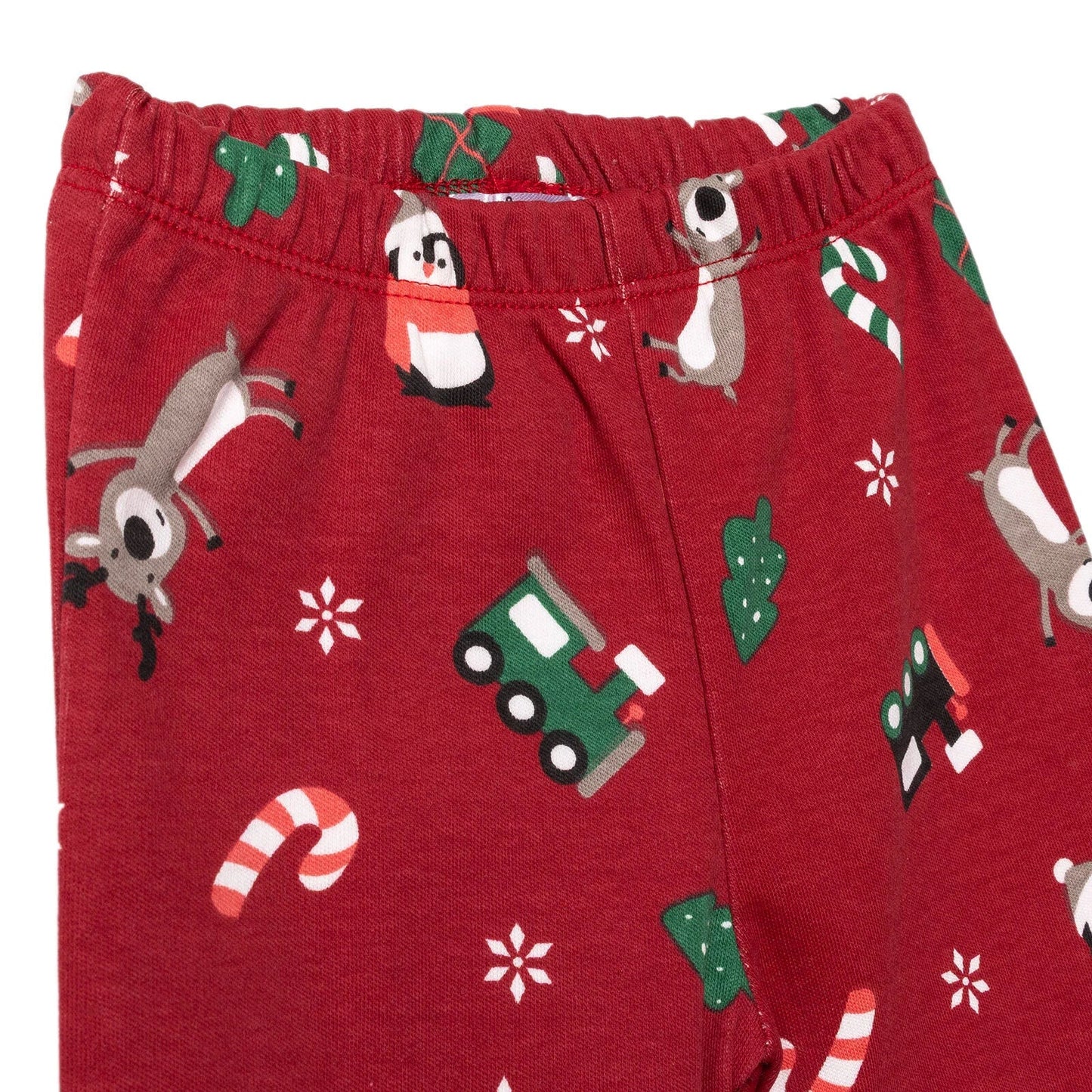 HelloBaby Christmas Baby Boy Long Sleeve Pyjamas Set - Red