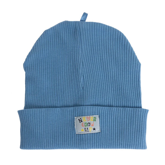 Little Plane Boy Beanie - Dark Blue