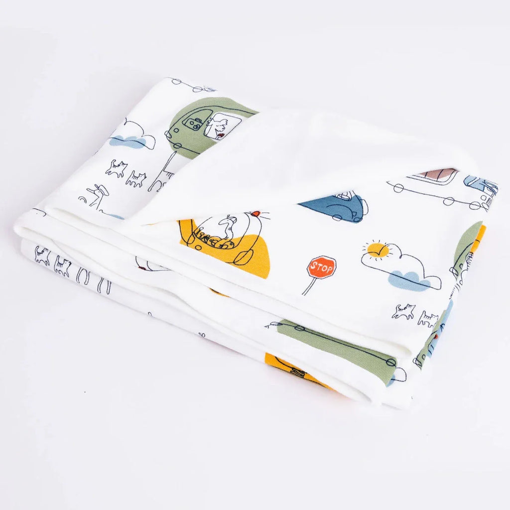 Little Dreams Boy Blanket - White