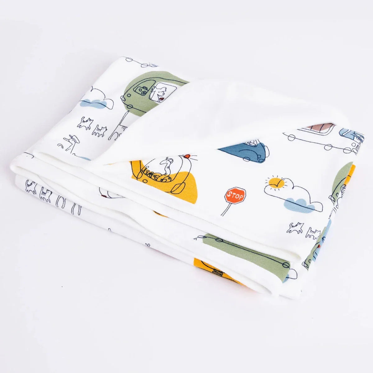 Little Dreams Boy Blanket - White