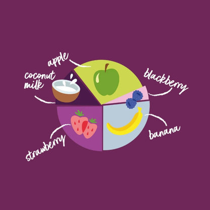 Little Freddie Organic Coconut & Summer Berries Baby Food Pouch 6+ months 100g