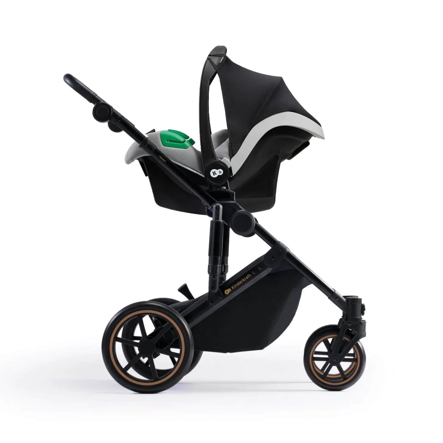 Kinderkraft 3-in-1 Mink Pro Prime 2 Travel System with Car Seat - Shadow Grey