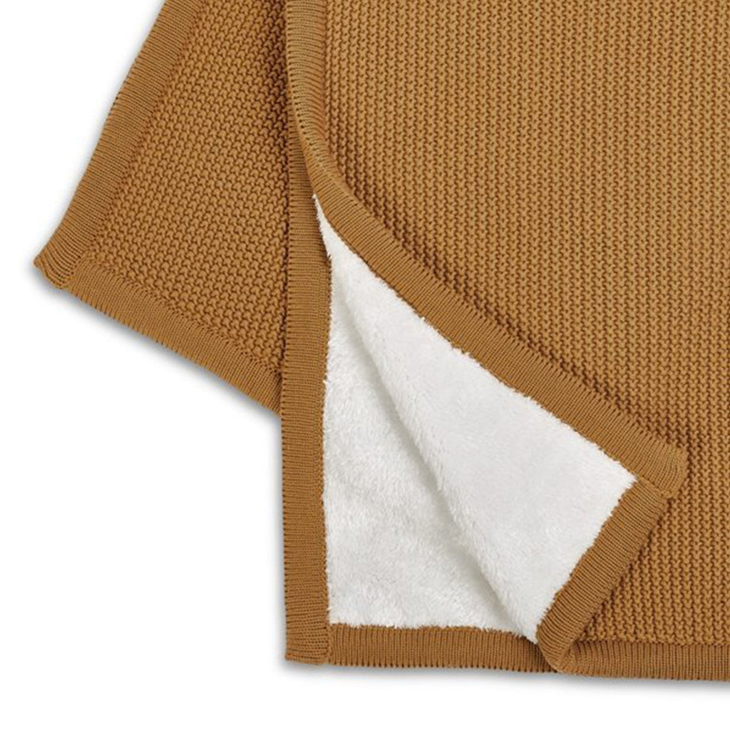 Little Green Sheep Organic Knitted Fleece Baby Blanket