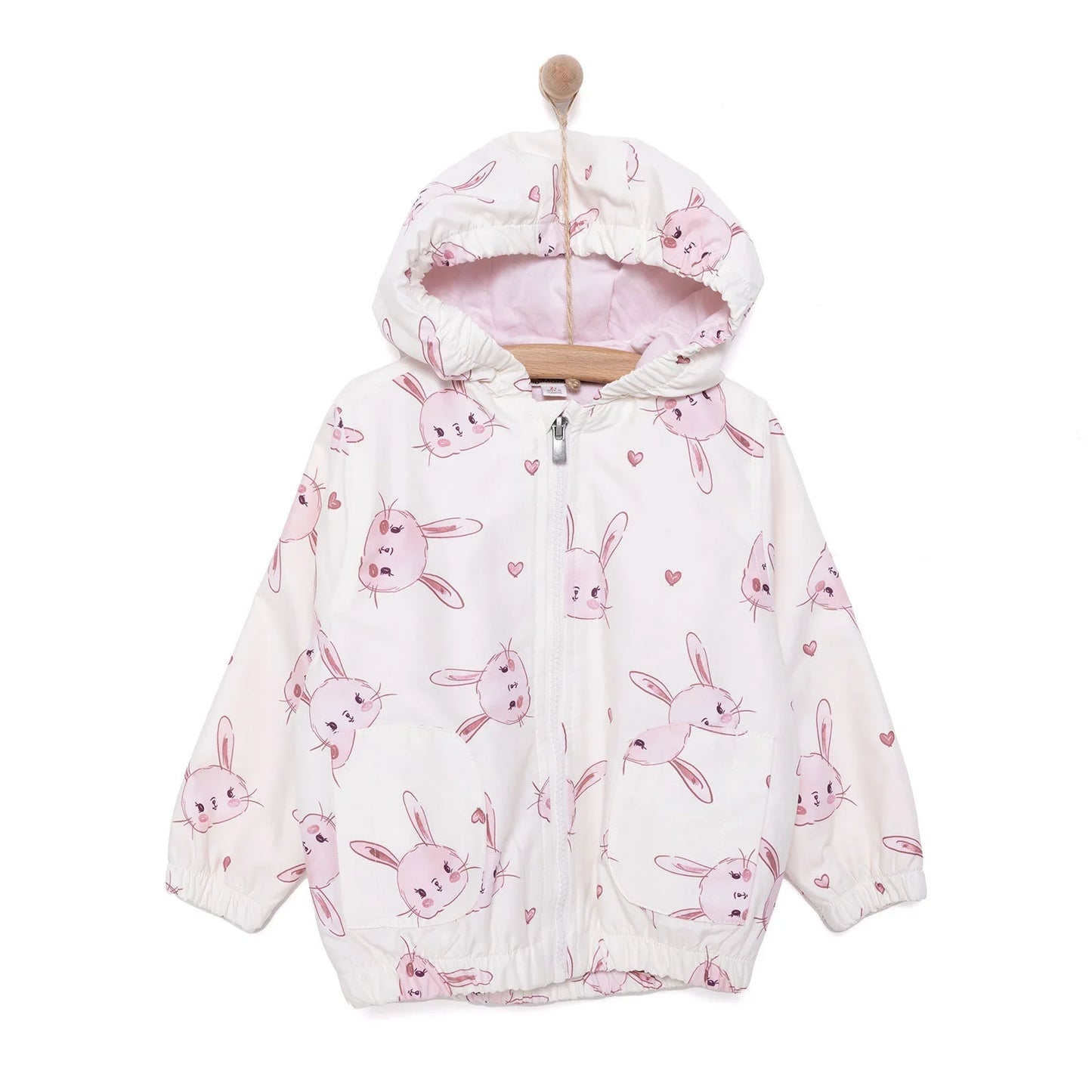 Midimod Girl Raincoat - Ecru