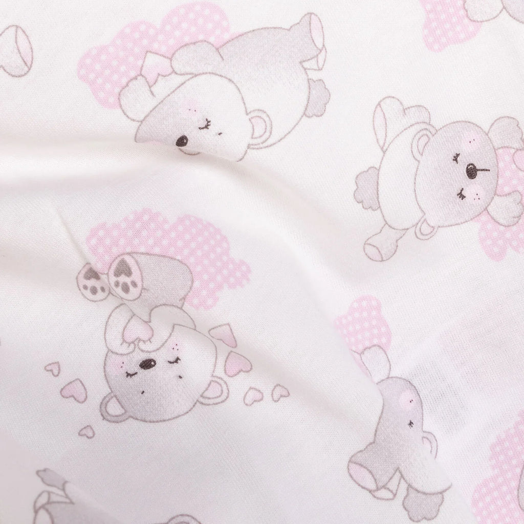 HelloBaby Baby Girl Long Sleeve Pyjamas Set - White