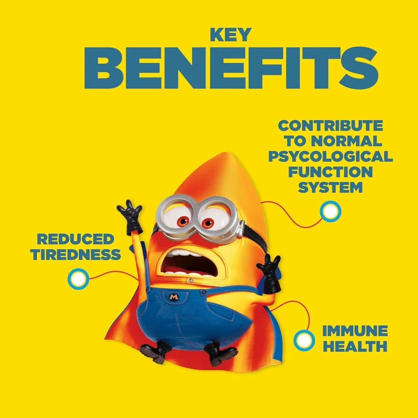 Nutriburst Minions Defence Dynamo Vitamins 4+ years 60 pcs