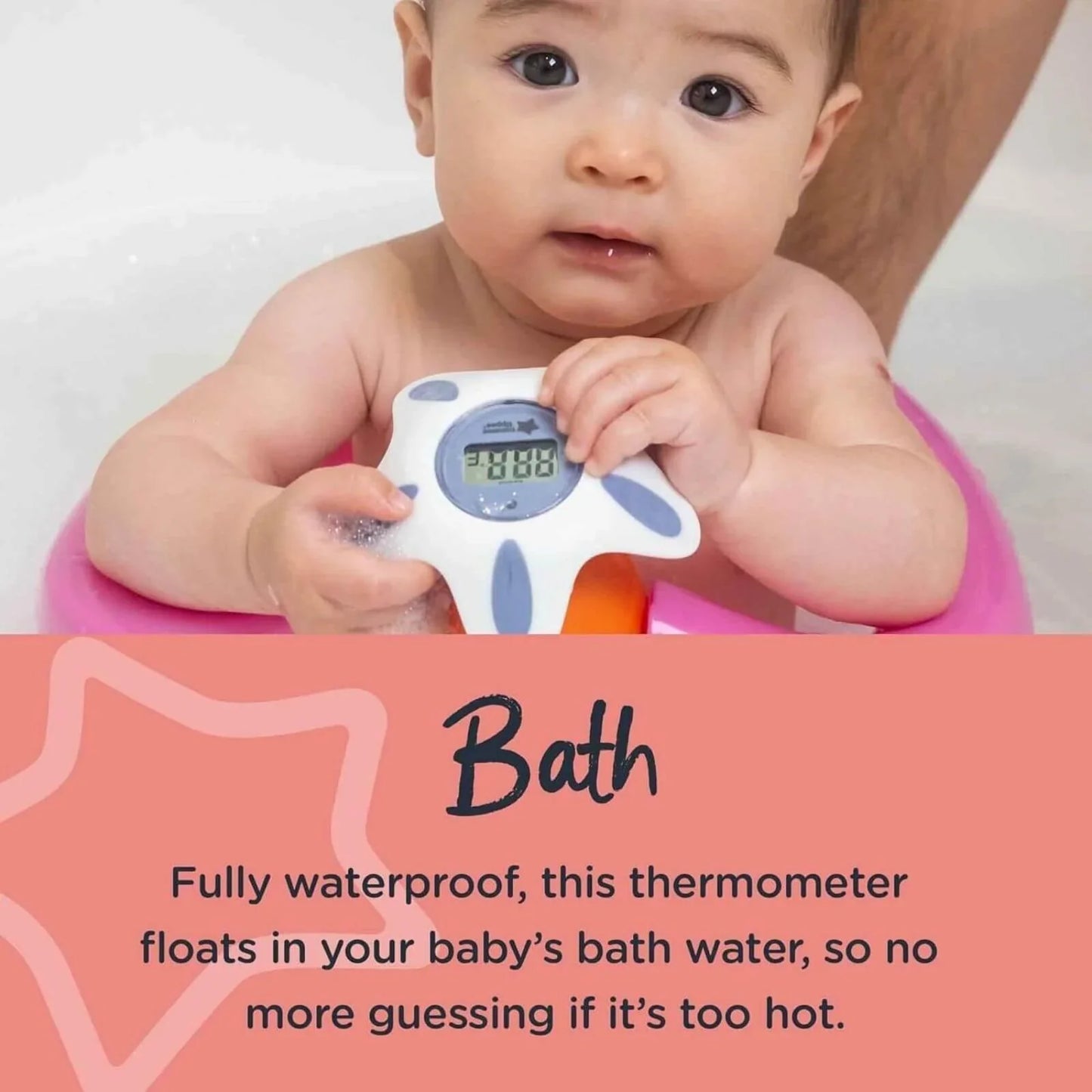 Tommee Tippee Closer to Nature Bath and Room Thermometer