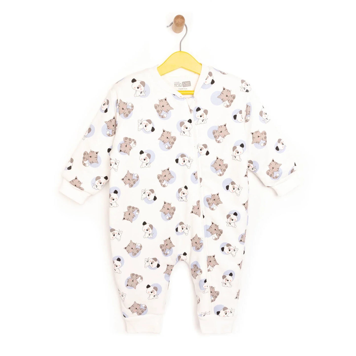 HelloBaby Sleepsuit - White