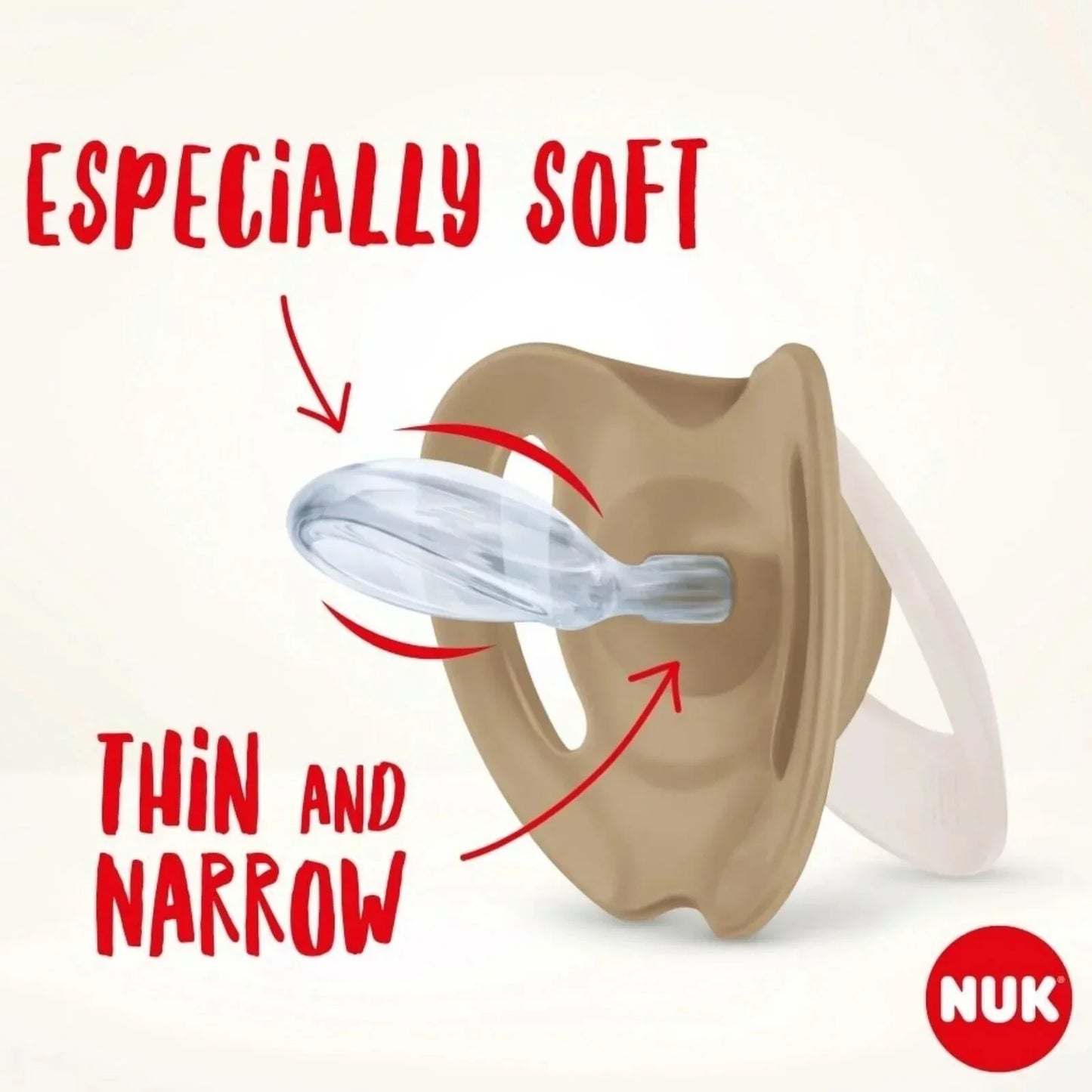 NUK Star Day & Night Soother 6-18 months Pack of 2 - Pink