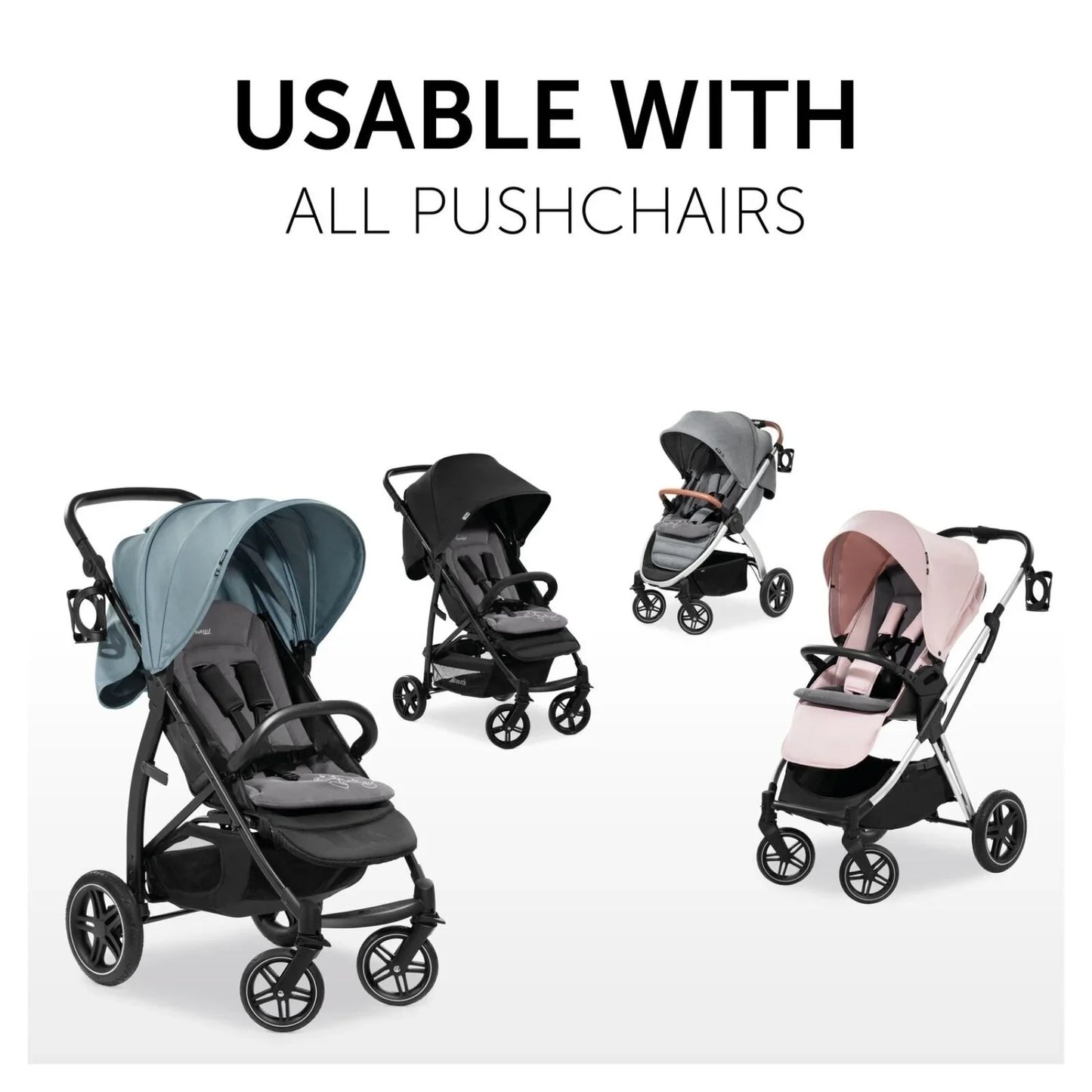 Hauck Disney Pushchair Seat Liner - Mickey Mouse Black