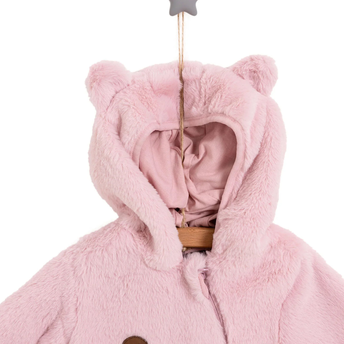 HelloBaby Plush Fleece Baby Pramsuit with Feet (3 Months to 12 Months)