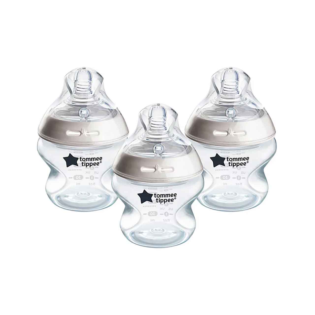 Tommee Tippee Closer To Nature Bottles - 150mls (Pack of 3)