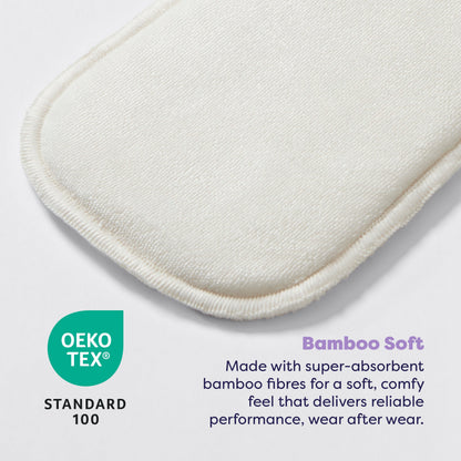 The Nighttime Reusable Nappy Bundle in Garden Party