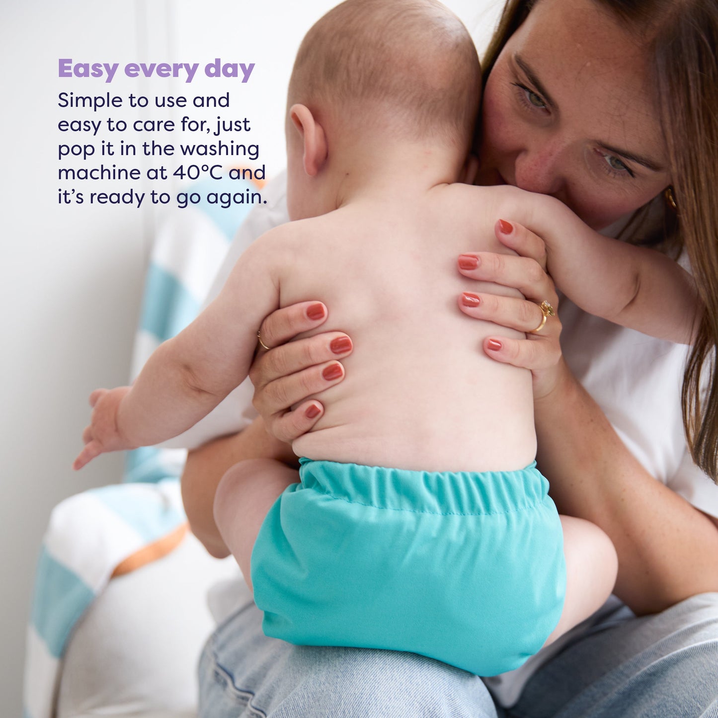 The Essentials Reusable Nappy Bundle in Paintbox Pastels