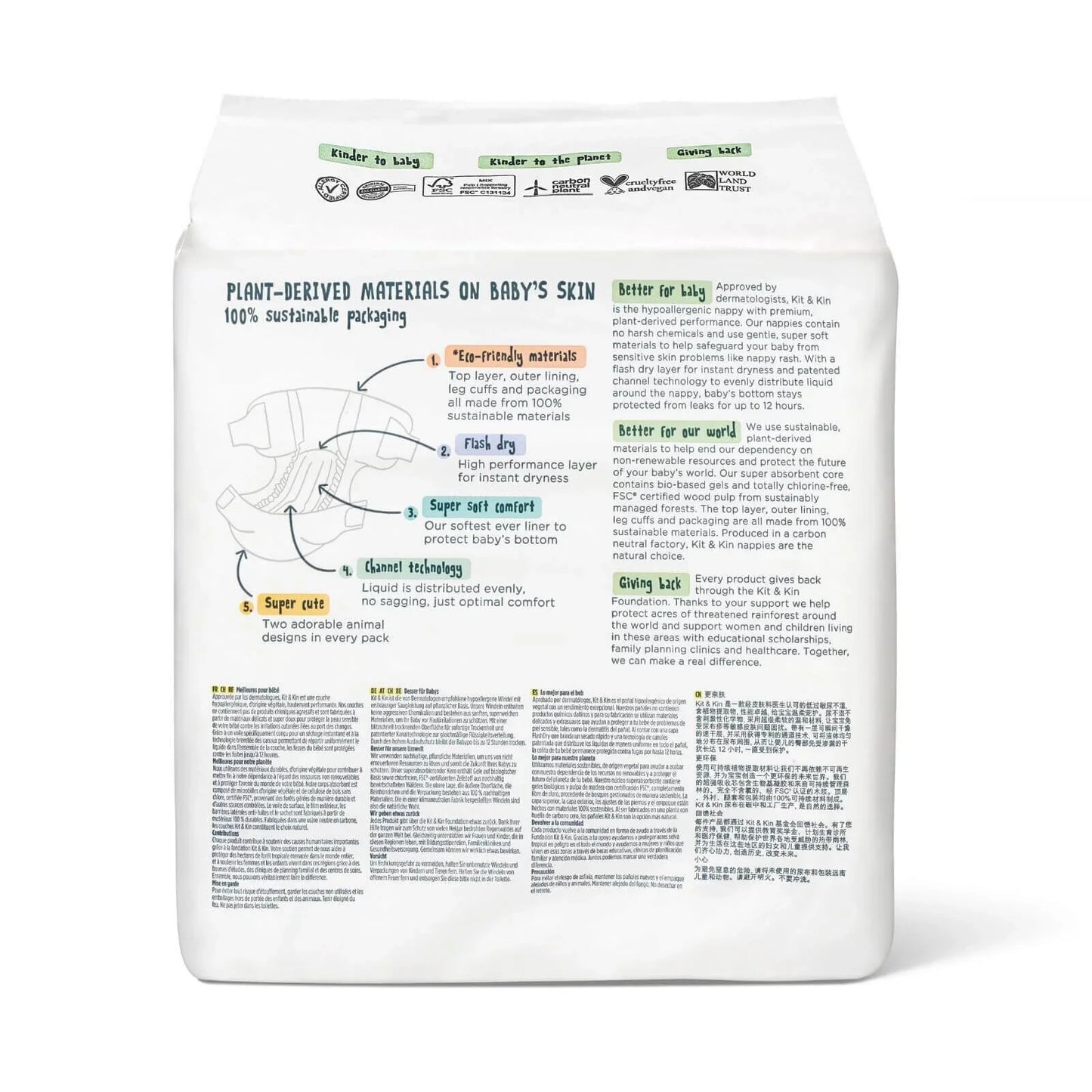 Kit & Kin Nappies Size 5 - 28 nappies