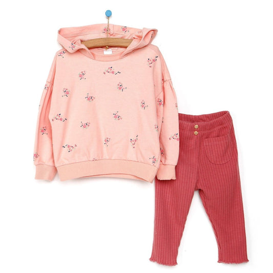 Tuffy Sweatshirt-Leggings - Salmon