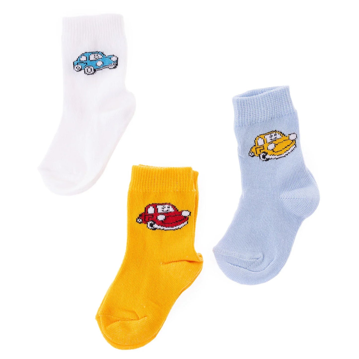 HelloBaby Ankle Socks 3 pcs - Ecru