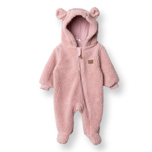 Midimod Newborn Welsoft Footed Jumpsuit - Pink