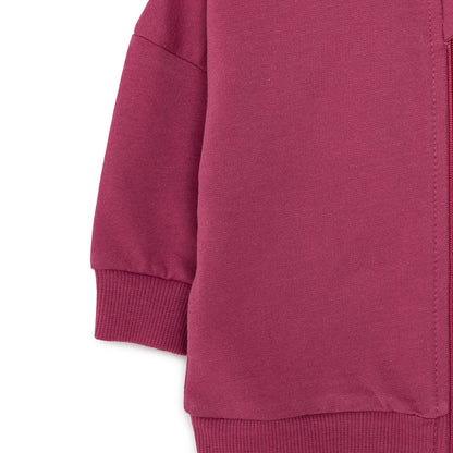 HelloBaby Newborn Girl Cardigan - Damson