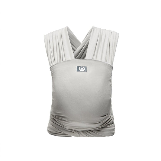Gaia Carry Stretchy Baby Wrap Organic Cotton - Silver Grey