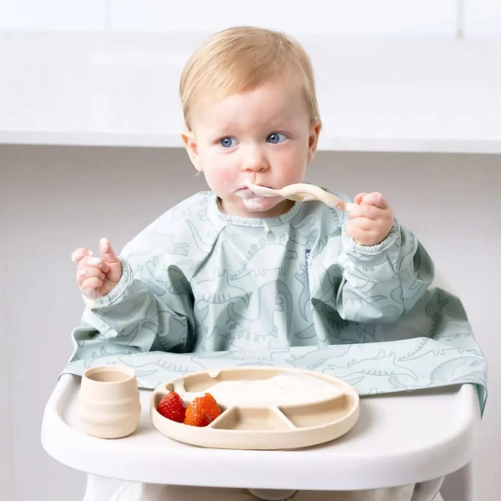 Bibado Silicone Suction Divider Plate - Fawn