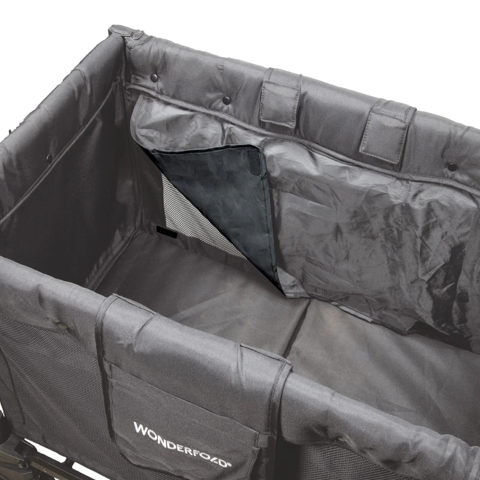 Wonderfold W2 Luxe Pro Stroller Wagon - Charcoal Grey