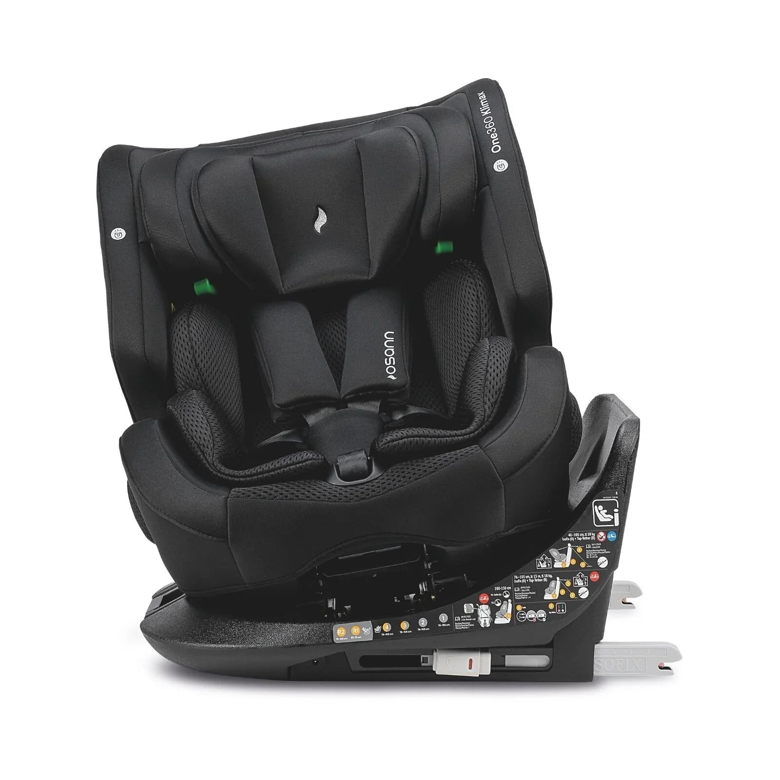 Osann One360 0+/1/2/3 Climax ECE R129/03 Car Seat – Black