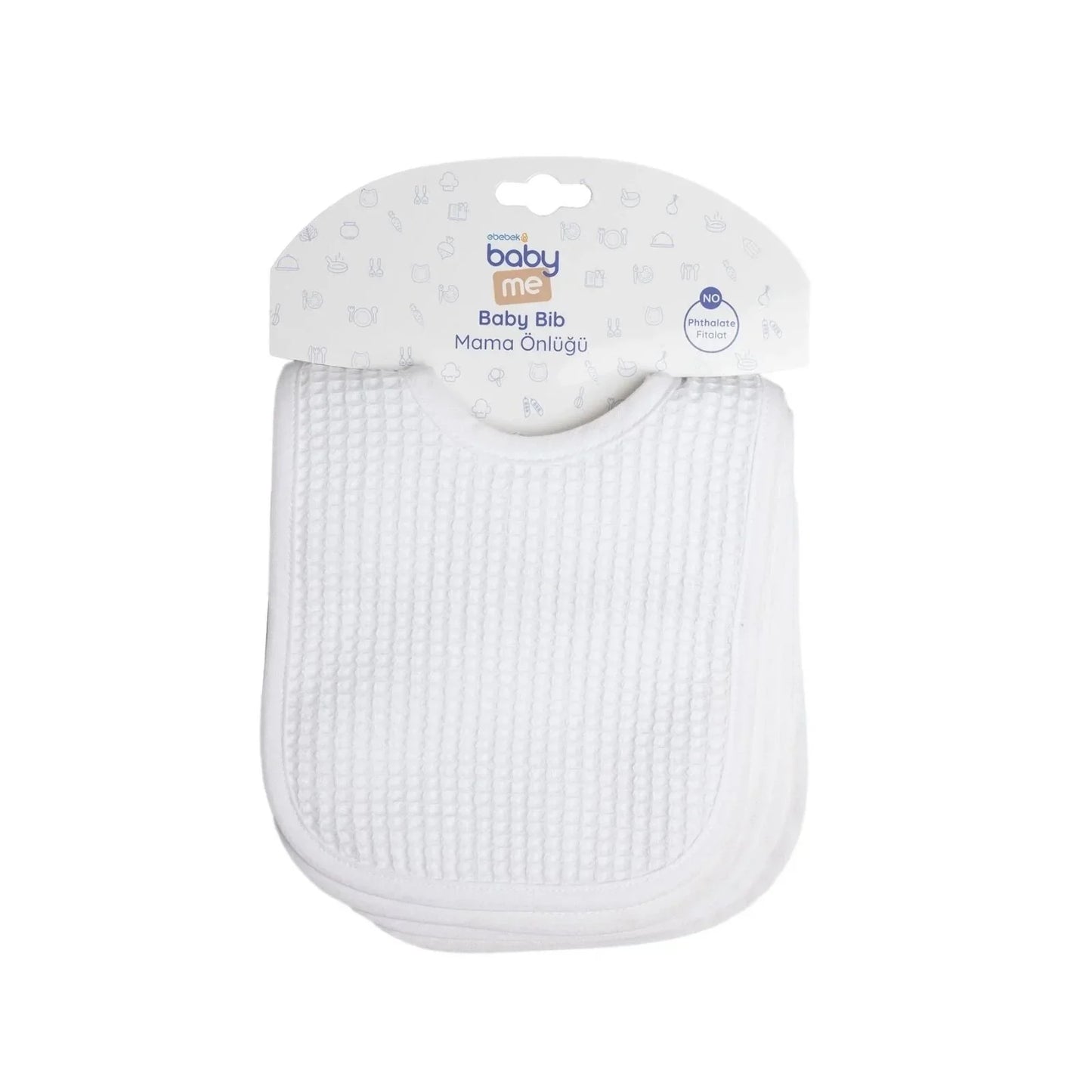 baby me Baby Bib Pack of 5