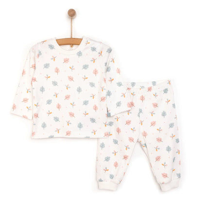 Pambuliq Baby Girl Long Sleeve Pyjamas Set - Pink