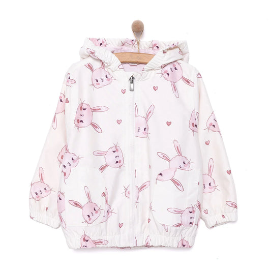 Midimod Girl Raincoat - Ecru