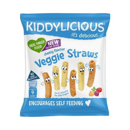 Kiddylicious Cheesy Straws 9+ months 48g (4x12g)