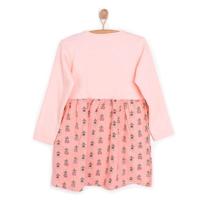 HelloBaby Baby Girl Winter Fairytale Dress - Powder