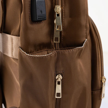 Baby Mom Backpack Girls - Brown