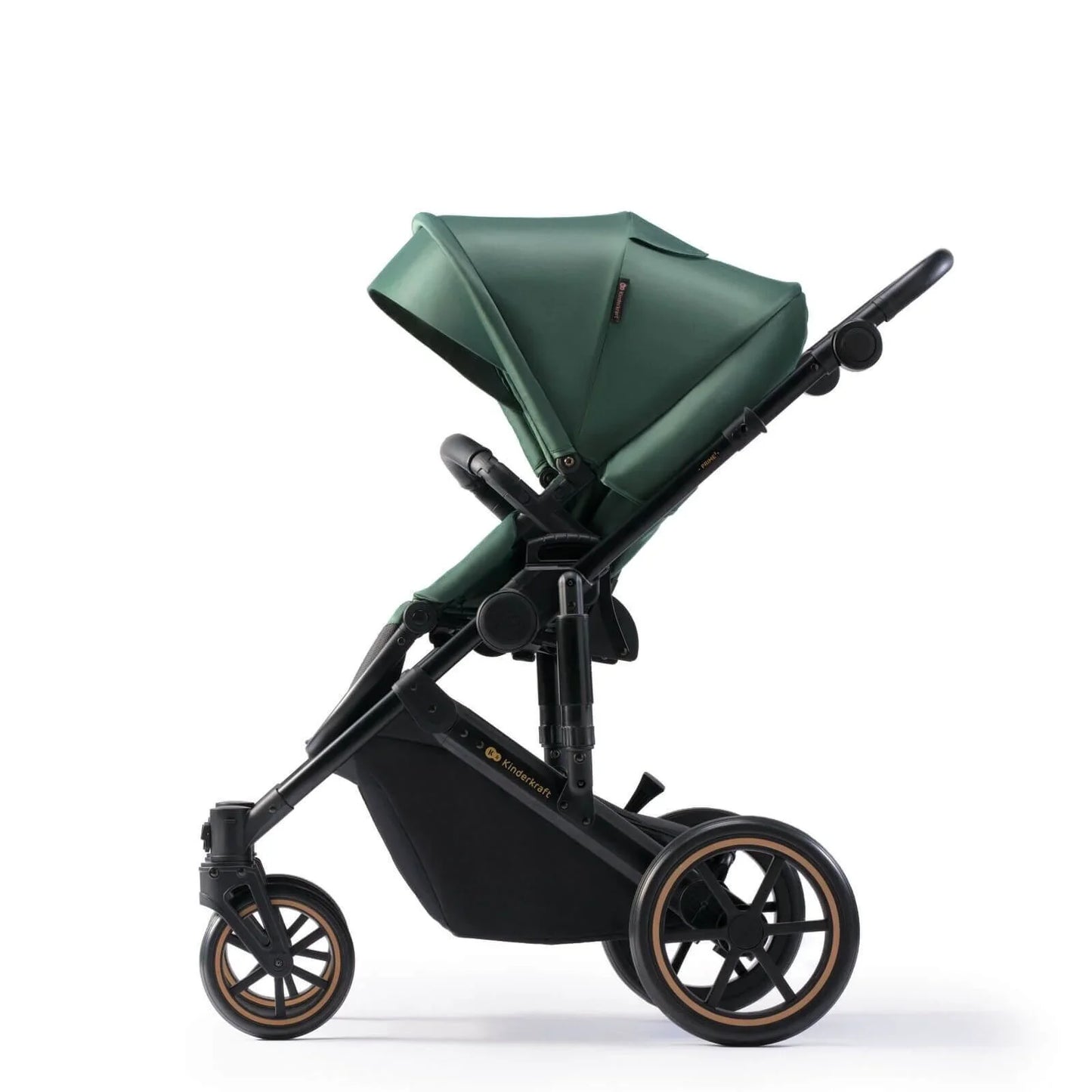 Kinderkraft 3-in-1 Mink Pro Prime 2 Travel System with Car Seat - Dark Green