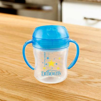 Dr. Brown's Soft Mouth Transition Cup 180ml - Blue