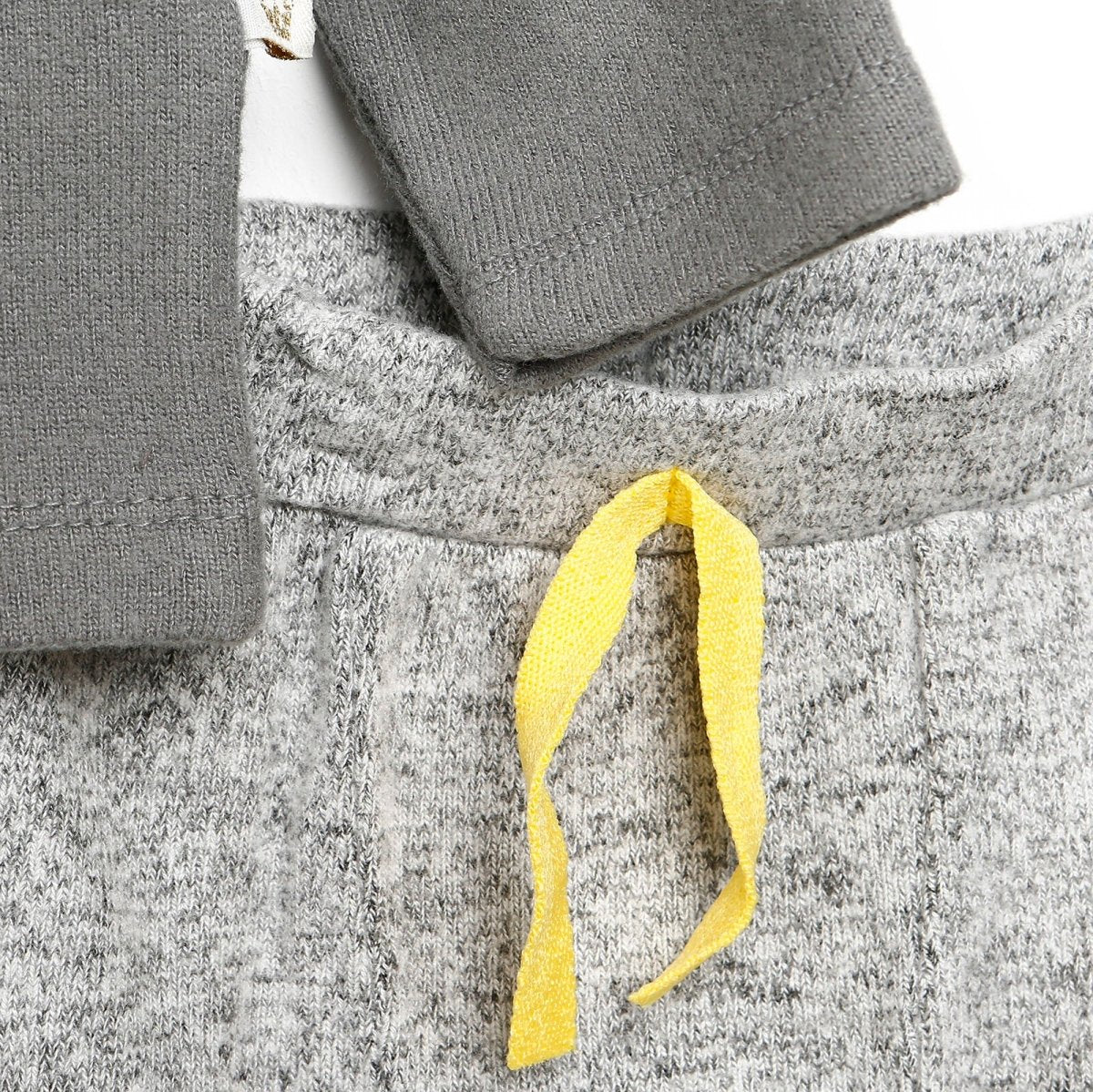 For My Baby Newborn Wild Sweatshirt-Foot - Grey Melange