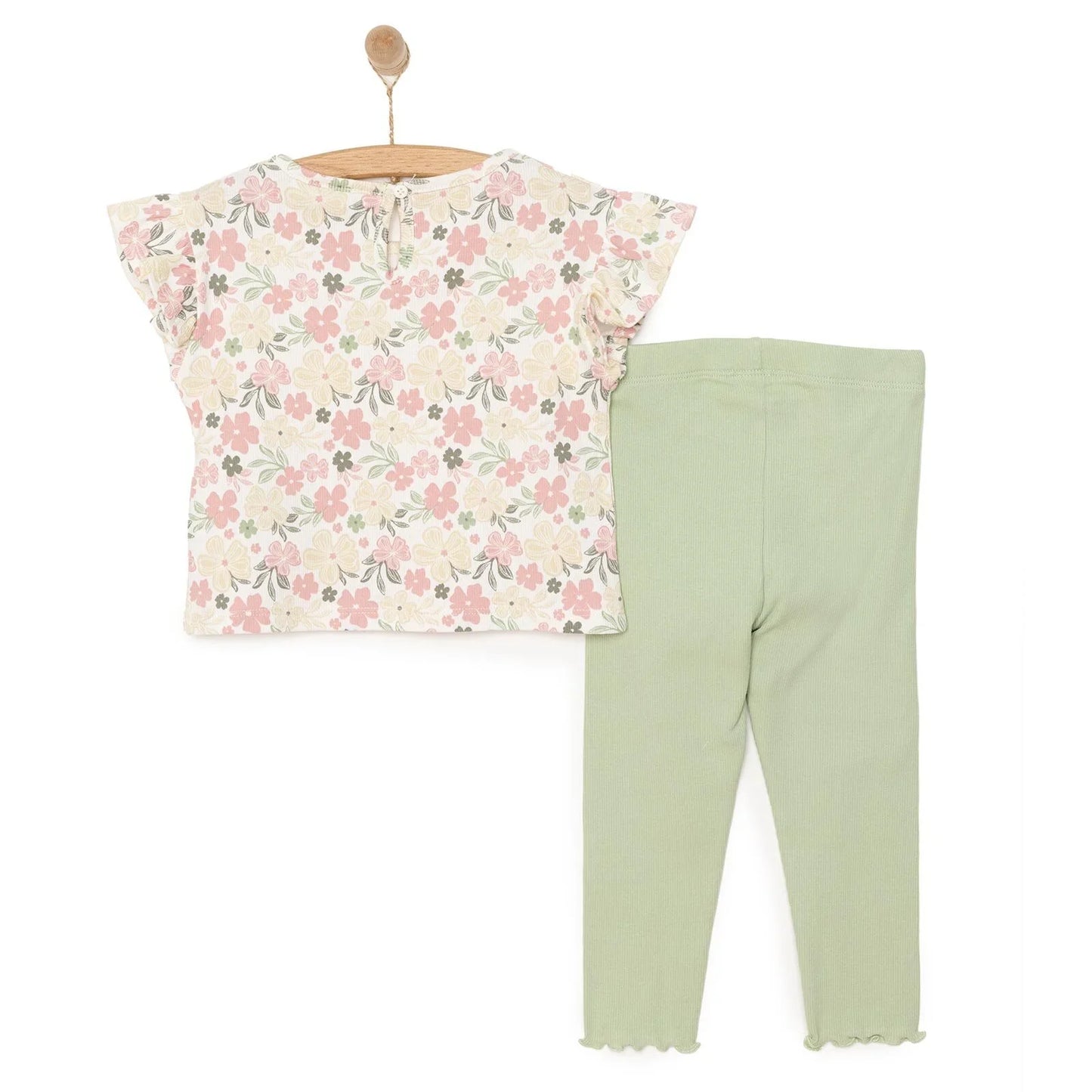 HelloBaby Baby Girl Tight & T-shirt - Patterned