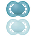MAM Original Soother (6months+) - Plain Blue (Pack of 2)