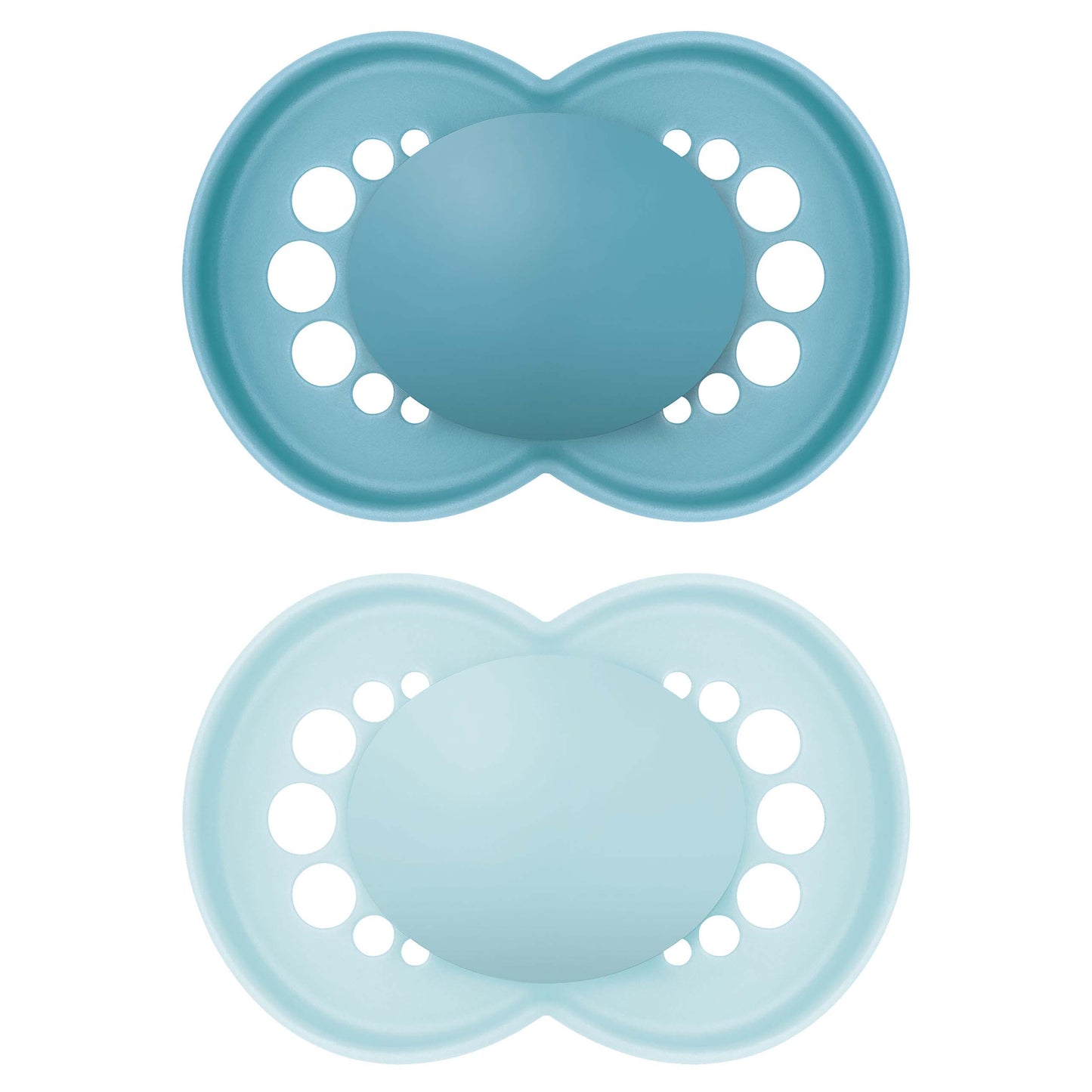 MAM Original Soother (6months+) - Plain Blue (Pack of 2)