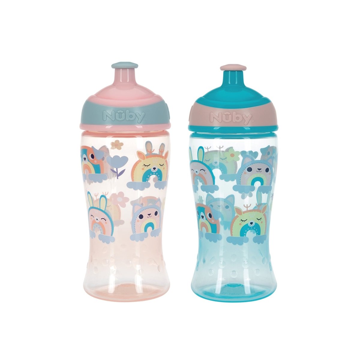 Nuby Super Slurp Twin Pack - Multicolour
