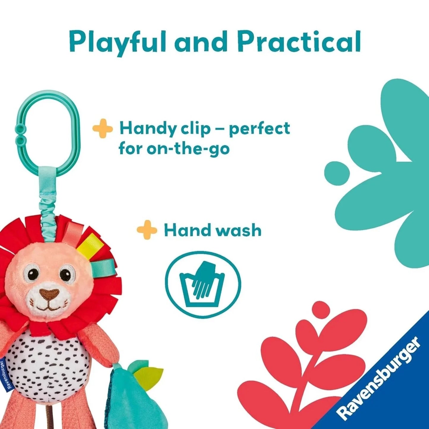 Play+ Shake & Rattle - Lion