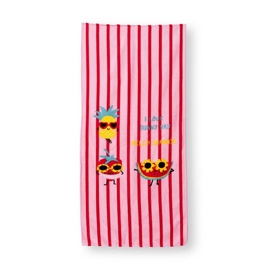 Little Dreams Baby Girl Towel - Red