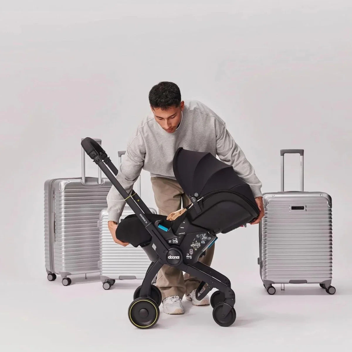 Doona X Infant Car Seat & Stroller - Nitro Black