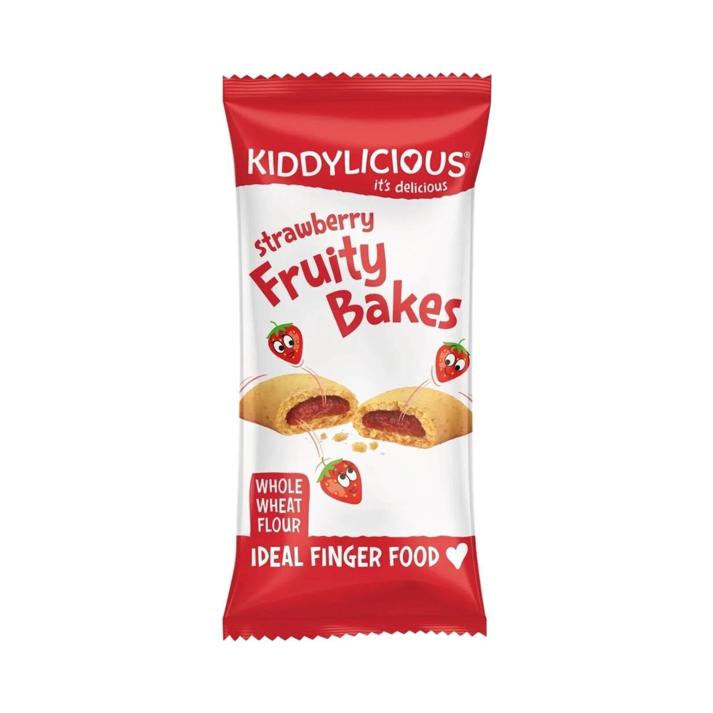 Kiddylicious Strawberry Fruity Bakes 12+ months 132g (6x22g)