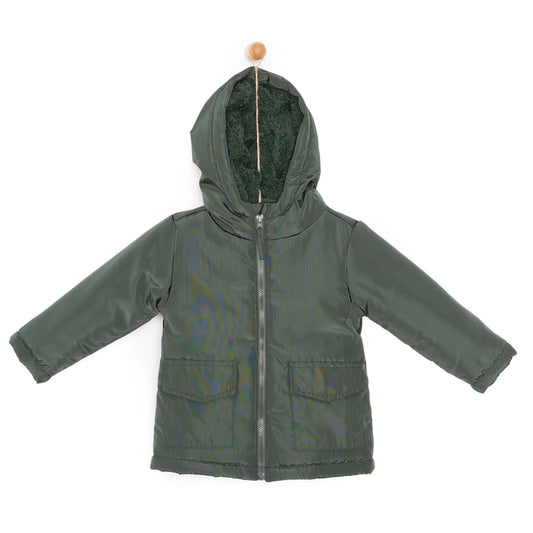 HelloBaby Hooded Coat - Green