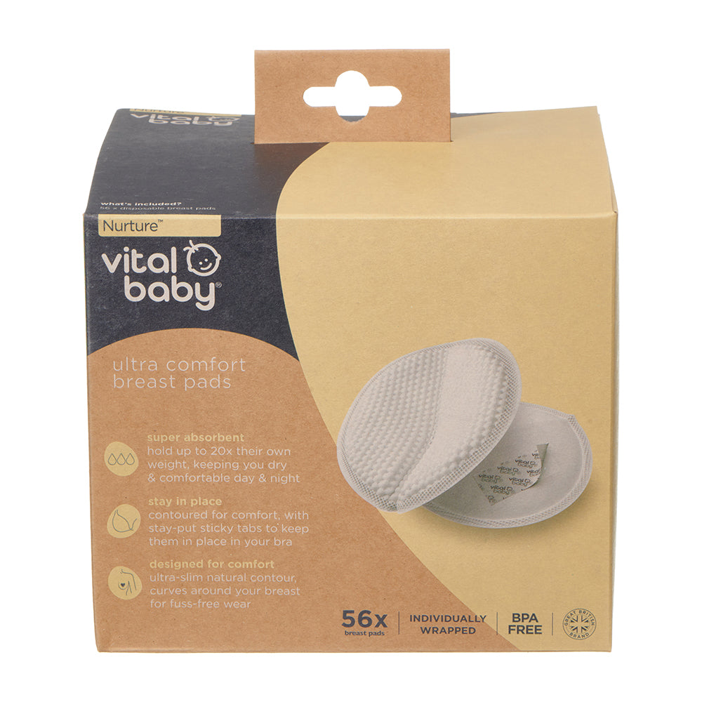 Vital Baby Ultra Comfort Breast Pads - 56 Pack