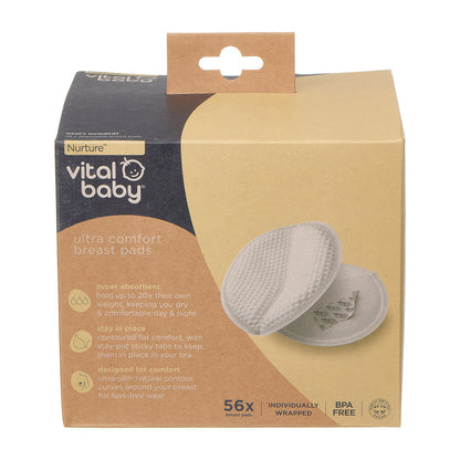 Vital Baby Ultra Comfort Breast Pads - 56 Pack