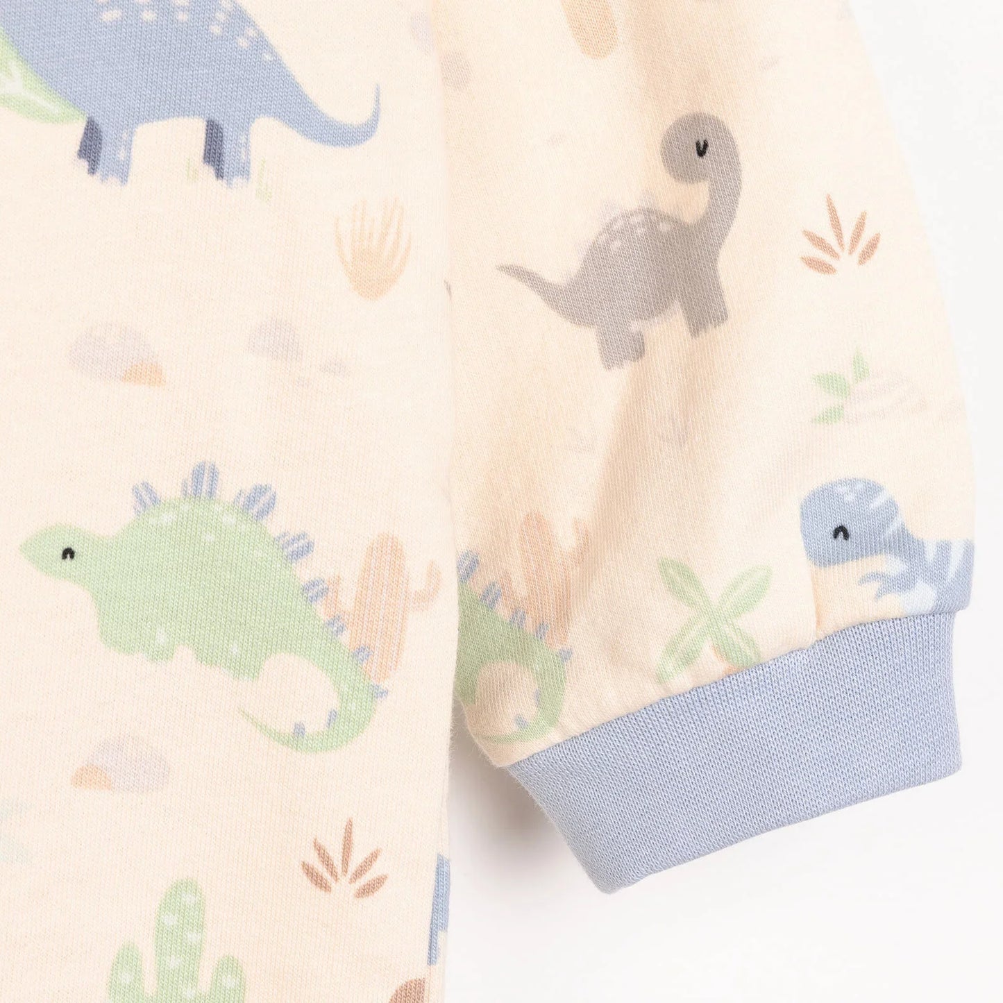 HelloBaby Newborn Boy Hooded Jumpsuit - Ecru